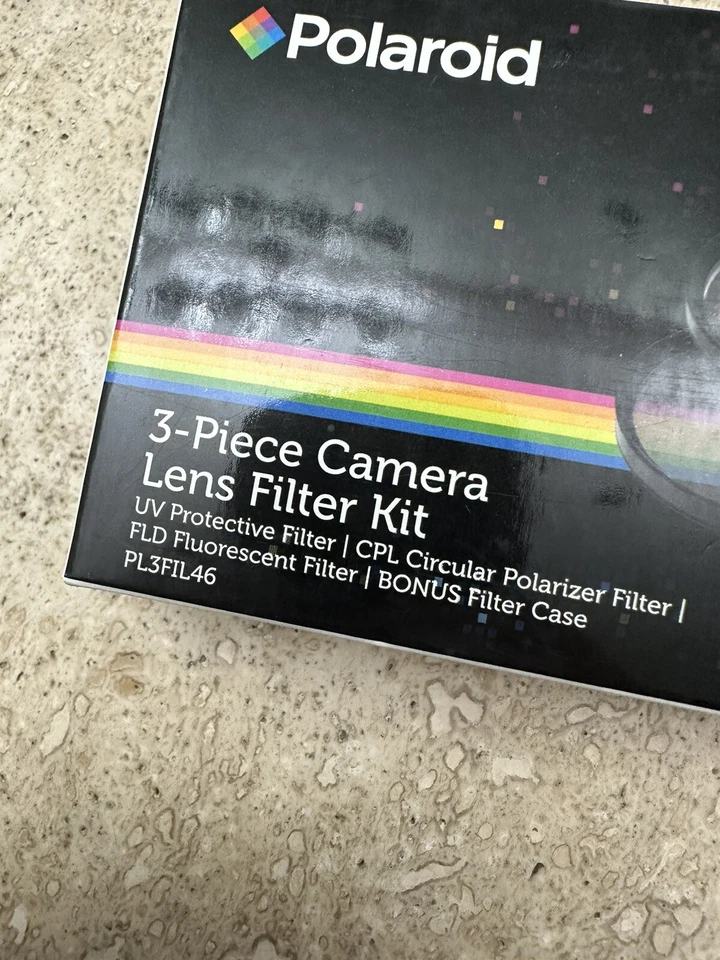 Polaroid 3 Piece Close Up Camera Lens Filter Kit 46mm Diopter PL3FIL46 - Image 3 of 4
