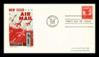 DR JIM STAMPS US CARD AIR MAIL 6C EAGLE FDC SCOTT C67 KEN BOLL CACHET CRAFT