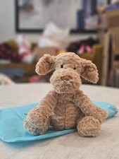 Authentic Jellycat Fuddlewuddle Puppy Dust Bag NWT Cute Soft Ships Fast
