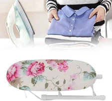Portable Tabletop Ironing Board with Folding Legs Mini Ironing Board Home Travel