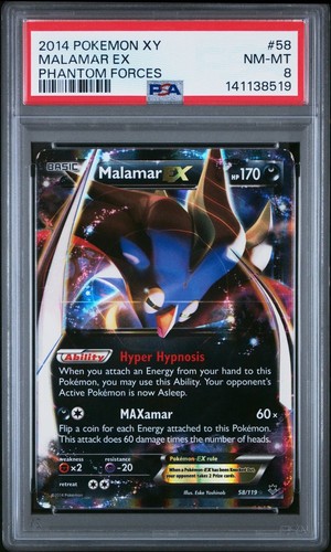 Malamar-EX graded PSA 8 for sale on eBay