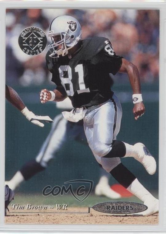 1995 SP Championship Series Tim Brown #174 HOF s1t