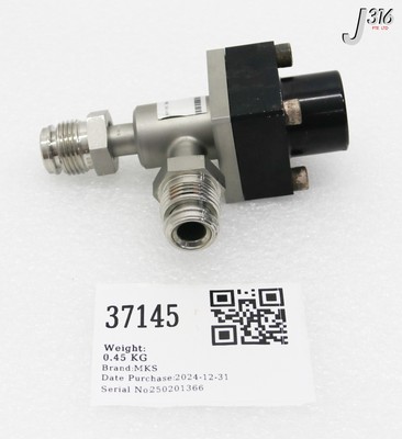 37145 MKS Ventil, Schweißmodifikation VCR 1/2 Zoll CV16-RMRM-NCVV-T12