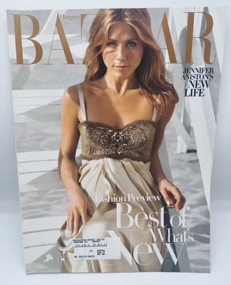 June 2006 Harper's Bazaar Fashion Magazine Jennifer Aniston