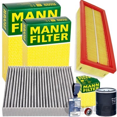 MANN FILTER FILTERSET INSPEKTIONSPAKET für LANCIA YPSILON FIAT 500 PANDA 169
