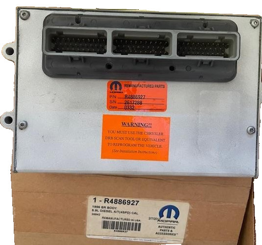 R4886927 Dodge Ram Pickup Cummins diesel 1996 ecm ecu computer REMAN