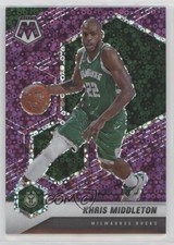 2020-21 Panini Mosaic Fast Break Purple Prizm 30/50 Khris Middleton #105 05ol
