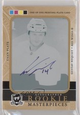 2011 The Cup Masterpieces Printing Plate Cyan Framed 1/1 Gustav Nyquist Auto 0c3