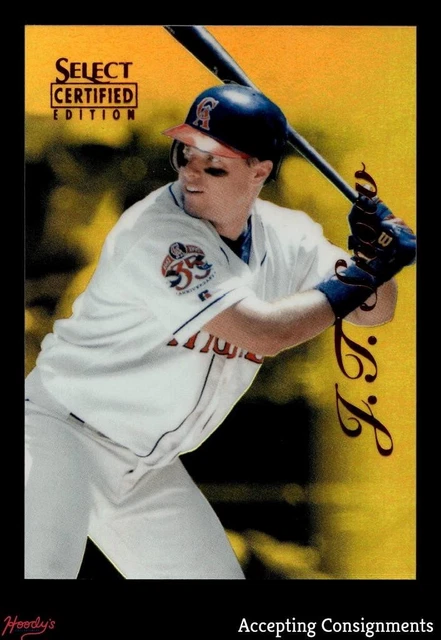 1996 Select Certified Mirror Gold #19 J.T. Snow PR /30 ANGELS