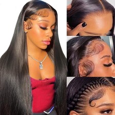 SOPSFR 13x6 HD Lace Front Wigs Straight Human Hair Wigs 200 Density Straight