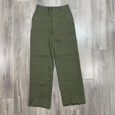 Vintage BSA Boy Scouts Pants Official Uniform Green Olive 26 x28 Size