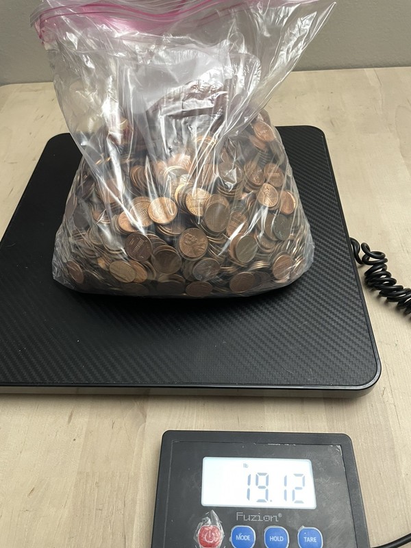 US LINCOLN Pennies~ 19 Pounds of circulated pennies