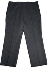 VTG Levi's Action Slacks Dacron Polyester Pants Mens Tag 40x32 Actual 40x30 Gray