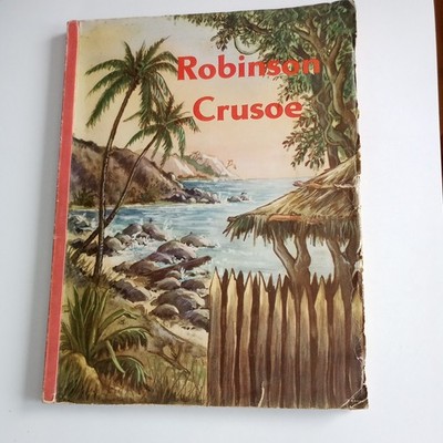 Robinson Crusoe | Daniel Defoe | mit 80 Bildern - Berlin Grunewald 1952 -