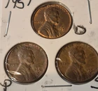 1951 P, D & S Lincoln Wheat Cent, Penny,  Fine Condition