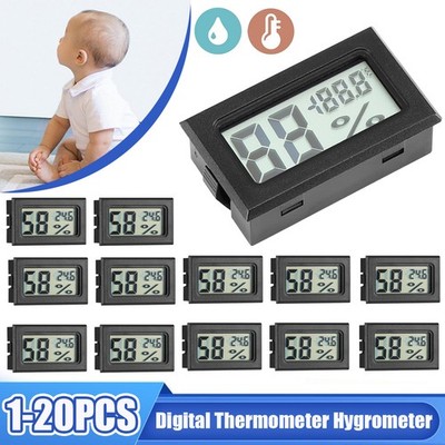 1-20 x Mini Digital Indoor Thermometer Hygrometer Temperature Humidity Meter