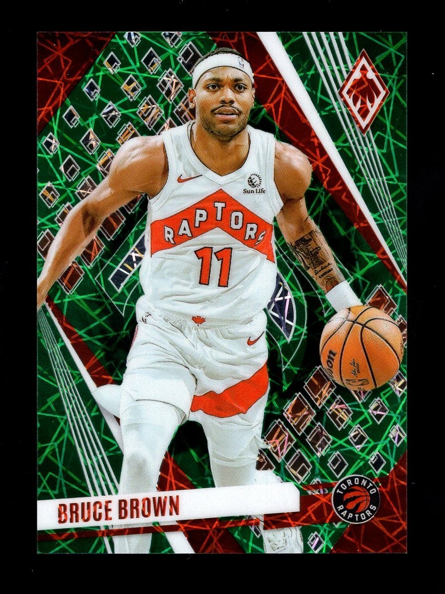 2023-24 PHOENIX GREEN LAZER #76 BRUCE BROWN 2/175 RAPTORS
