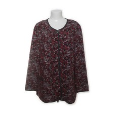 Atelier, Strickjacke, Damen, Größe: 48, Rot/Mehrfarbig, Polyester, Blumen #yaP