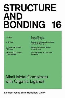Alkali Metal Complexes with Organic Ligands by M.R. Truter (English) Paperback B