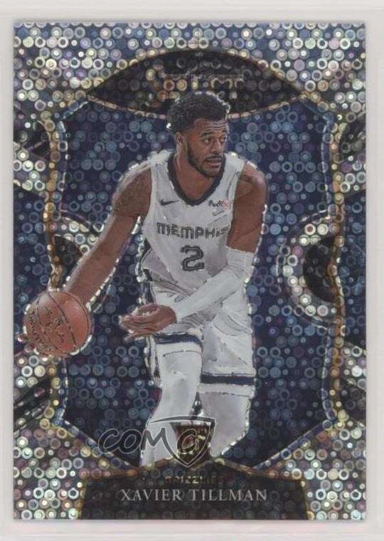 2020-21 Panini Select Concourse Disco Prizm Xavier Tillman #95 0p1n