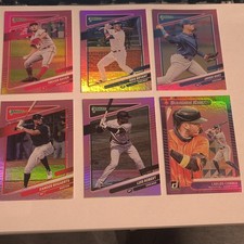 Donruss 2021 Diamond Kings Holo Parallel 6 Cards Trevor Bauer, Kris Bryant, Baez