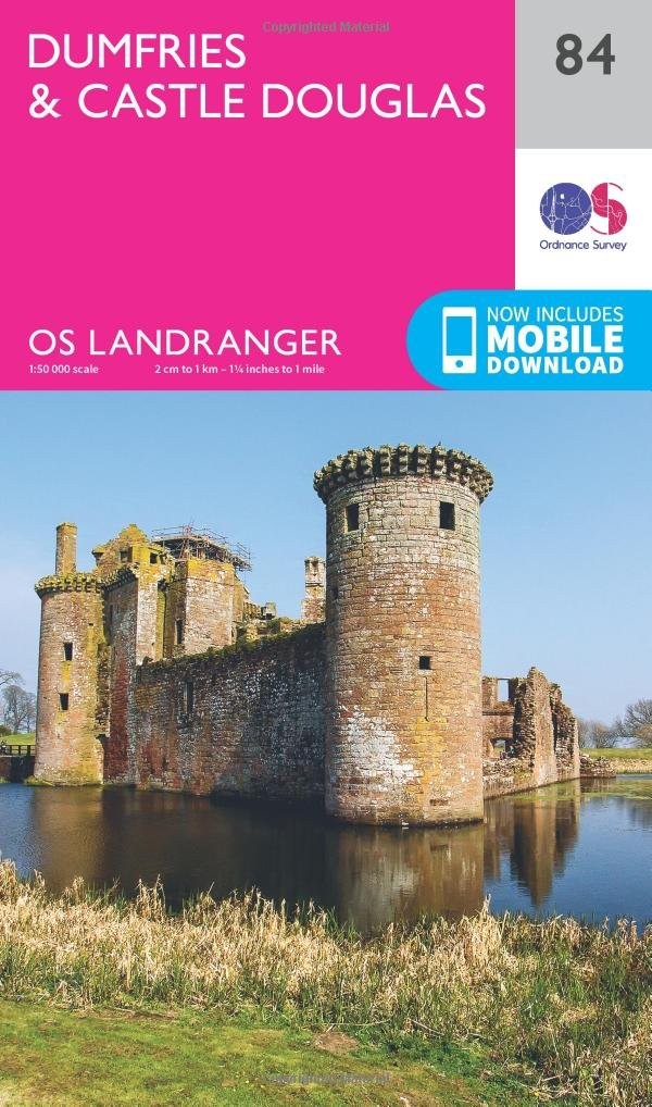 Ordnance Survey Landranger Map 84 Dumfries and Castle Douglas - Image 4