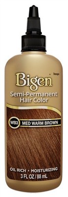 (2 PACK) Bigen Semi-Permanent Haircolor #Wb3 Medium Warm Brown 3 Ounce