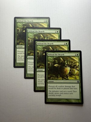 Defend the Hearth X4 LP Theros Magic The Gathering Mtg Lightly Played Playset