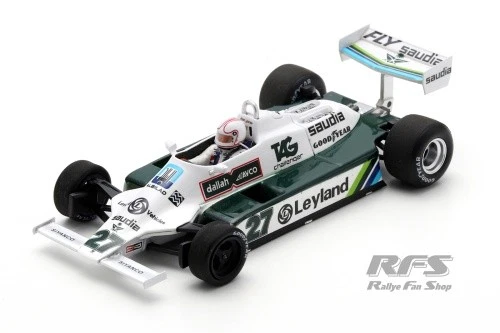 Williams FW 07B Alan Jones Winner Formel 1 British GP 1980 1:43 Spark 6992