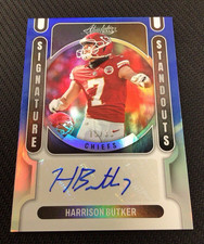 2022 Panini Absolute Harrison Butker Signature Standouts Auto /35 Chiefs