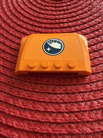 LEGO ARCTIC Orange wedge with sticker ref 52031pb079 / Set 60033 60035