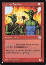 Orcish Settlers (The List)