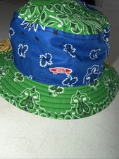 Vans Vault Bedwin Hat Cap Paisley Rare Vtg Bl...