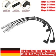 Zündkabel Satz Zündleitung Zündspule Zündeinheit für VW Lupo 1.0 Polo 6N 1.4