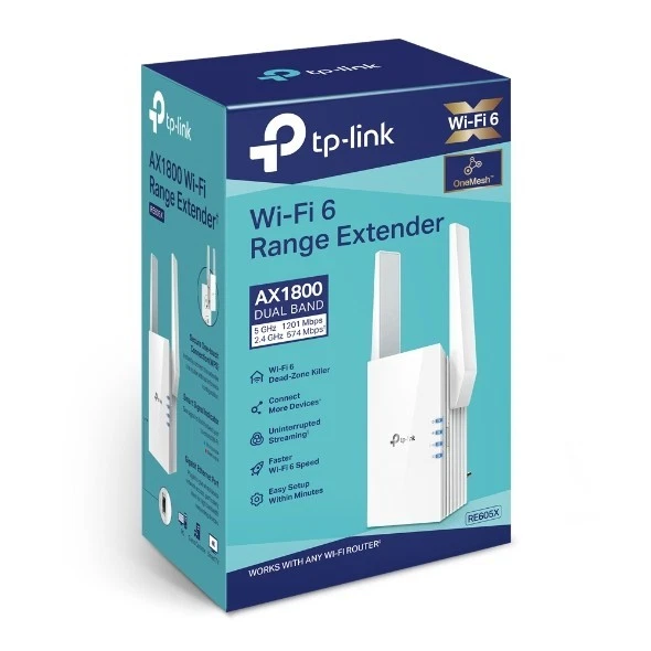 6935364030582 TP-Link RE605X Repeater WiFi AX1800 TP-LINK - Bild 4 von 4