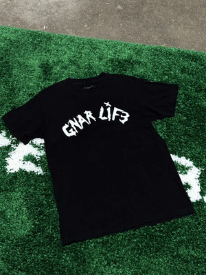 Gnarcotic Gnar Life Lif3 Star Tee Black Medium Gnar
