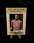 1984 USA Olympic Basketball Michael Jordan Co-Captain Gold Winning Team Card