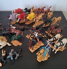 Timpo Toys Konvolut, Indianer, Western, Cowboy 43 Pferde Figuren