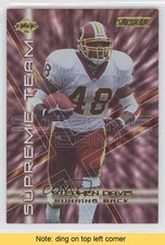 2000 Collector's Edge Supreme Supreme Team Stephen Davis #ST8 READ 9bp