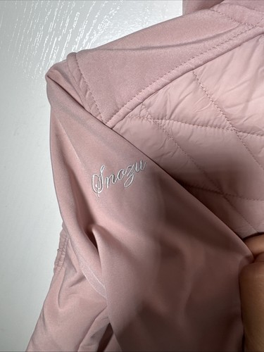 Snozu girls XS 5/6 quilted hooded pink jacket - Picture 7 of 8