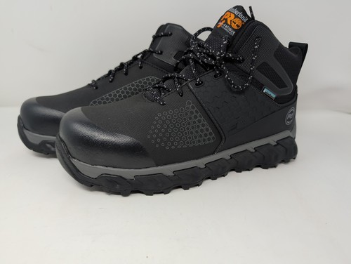 NEW Timberland Pro Mens Ridgework Black Waterproof Comp Toe Work Size Mens
