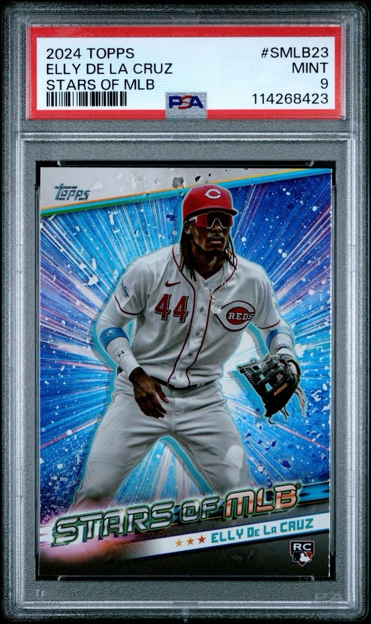 2024 Topps Series 1 - Stars of Mlb Elly De La Cruz #SMLB-23 (RC) PSA 9