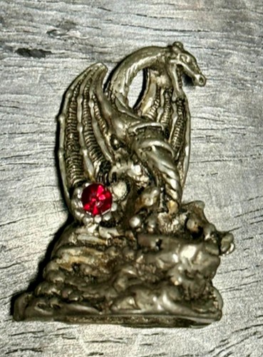 CCI vintage pewter dragon figurine #4120