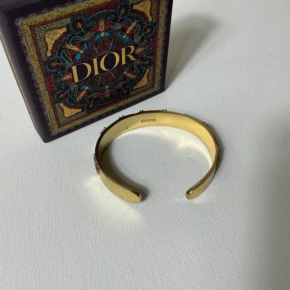 Brazalete brazalete J'ADIOR Dior oro y cristal Foto 3 de 3