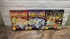Hoyle Casino, Word, & Board Games 2001 Sierra CD-ROM Big Boxes Lot NEW SEALED