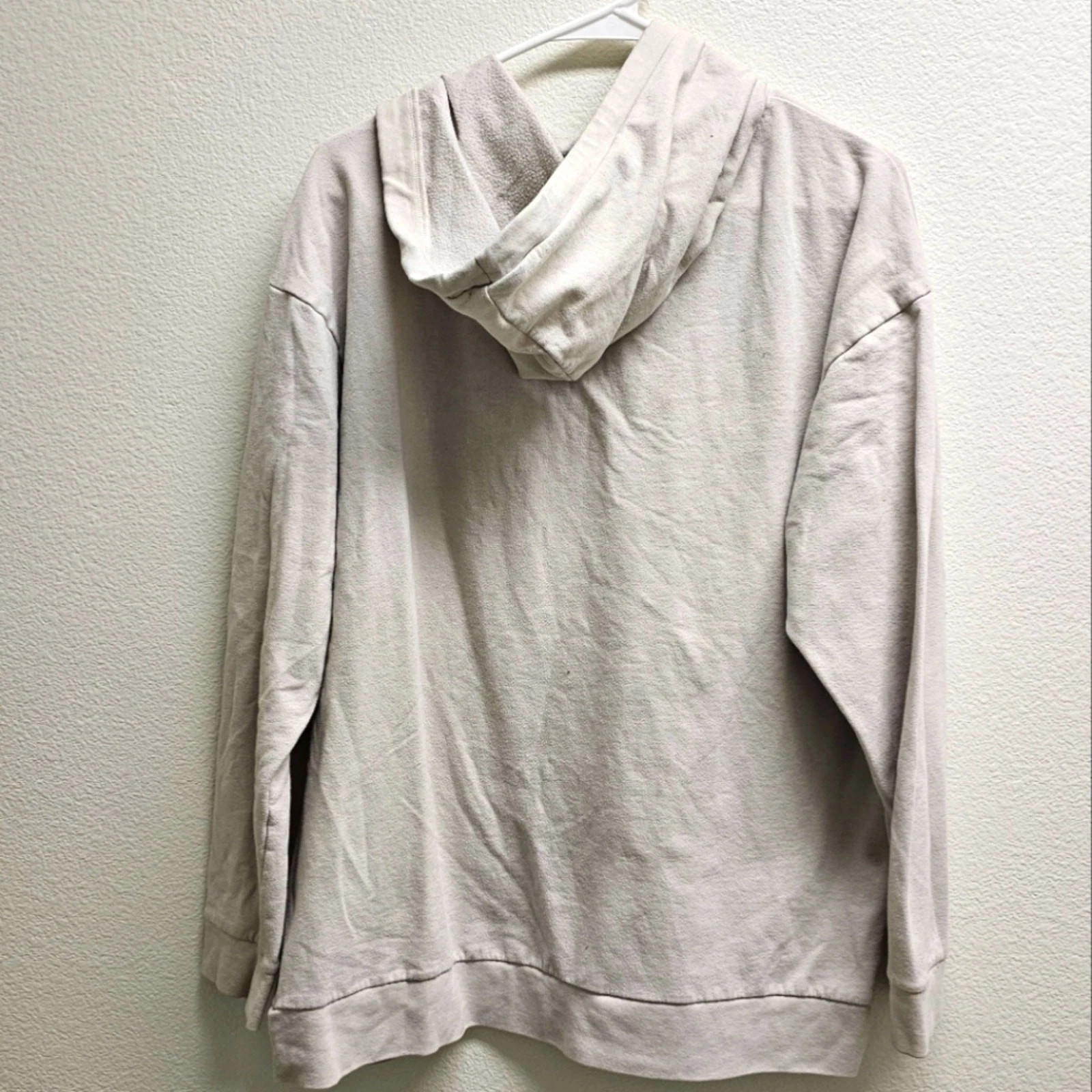 UNDERCOVER Felpa con cappuccio oversize Victoria's Secret grigio chiaro Love taglia Large