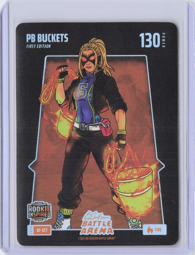 PB Buckets Paige Bueckers Fire Battle Foil RC | 2026 Bo Jackson Battle Arena