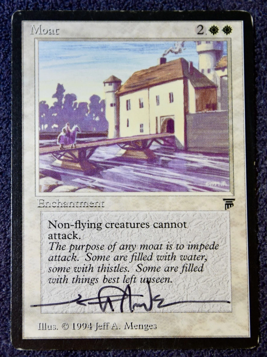 マジック：ザ・ギャザリング MTG Moat Moat Magic: The Gathering Individual Trading Card Games for sale