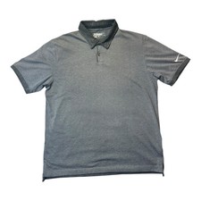 Nike Golf Dri-Fit Polo Shirt, Tour Performance, Gray, Men's Size Medium