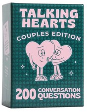 Talking Hearts Conversation Cards for Couples - 200 Questions Date Night Game